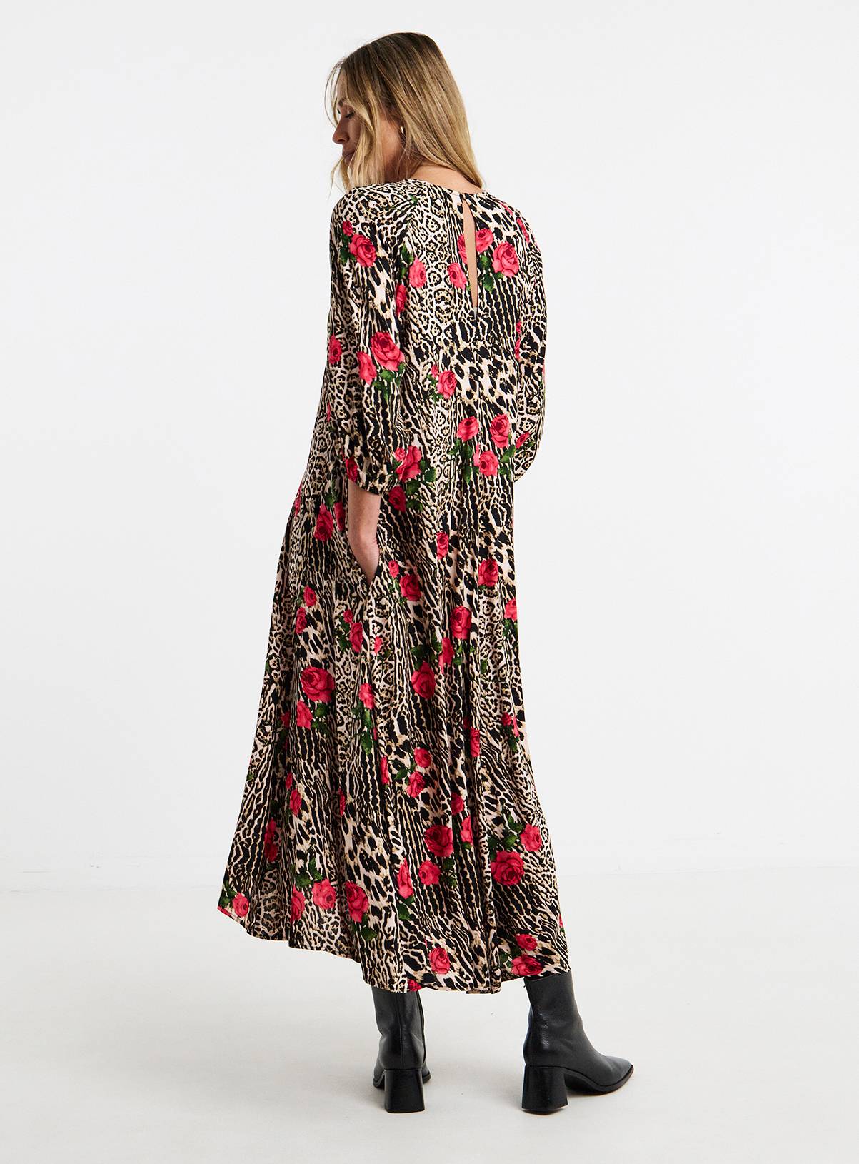 JD WILLIAMS Care Free Maxi Dress 10 - Image 3